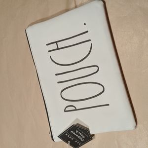 Rae Dunn, vinyl "pouch" with tassel. NWT